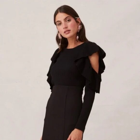 Keepsake Distil Long Sleeve Knit Top XS - Picture 2 of 2